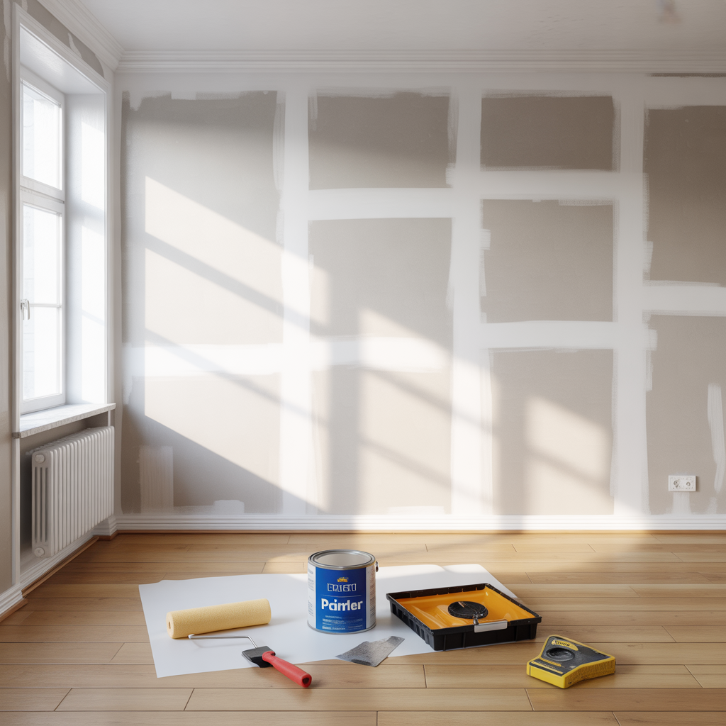 flammig farg pa vagg efter malning felsokning och atgarder